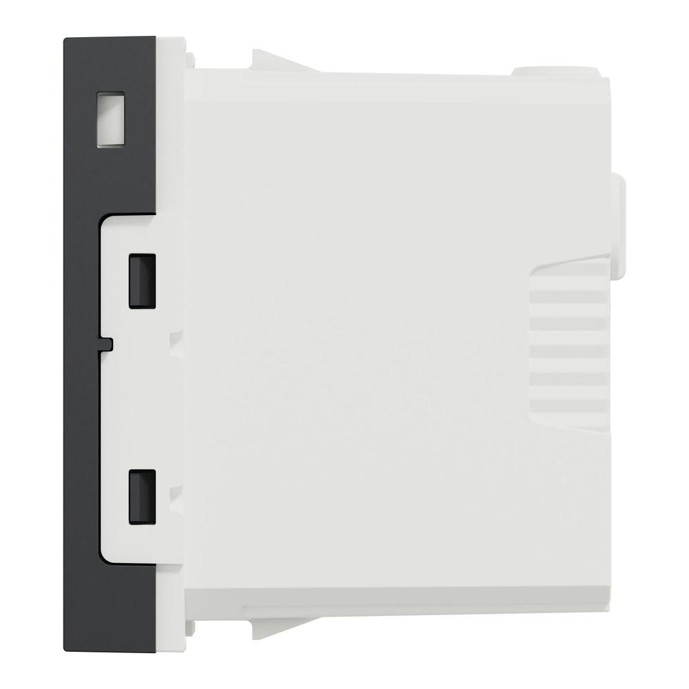 Unica - Dvojitý nabíjecí USB konektor A+C 2.4A, 1M, Antracit