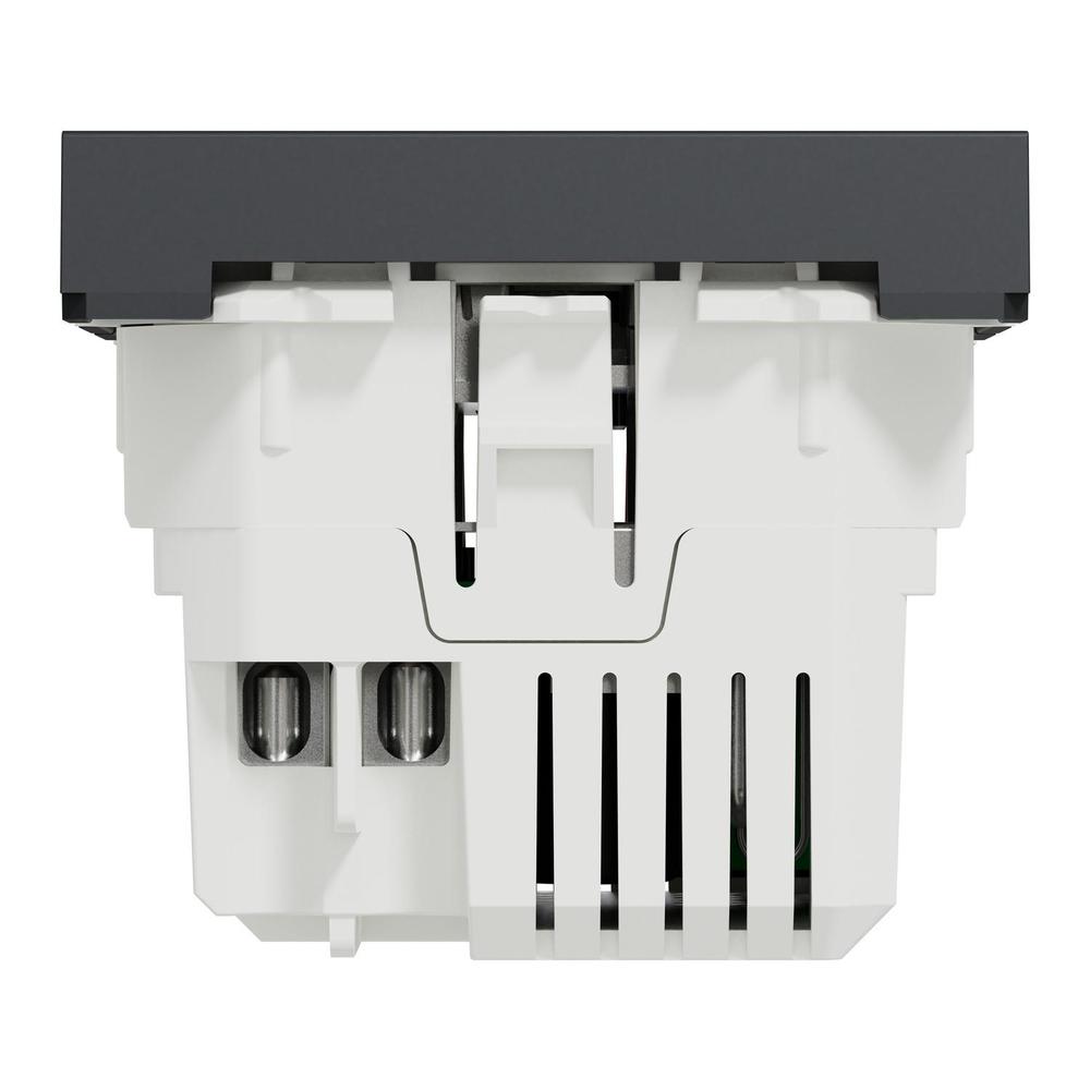 NU301854 Unica - Dvojitý nabíjecí USB konektor A+C 2.4A, 2M, Antracit