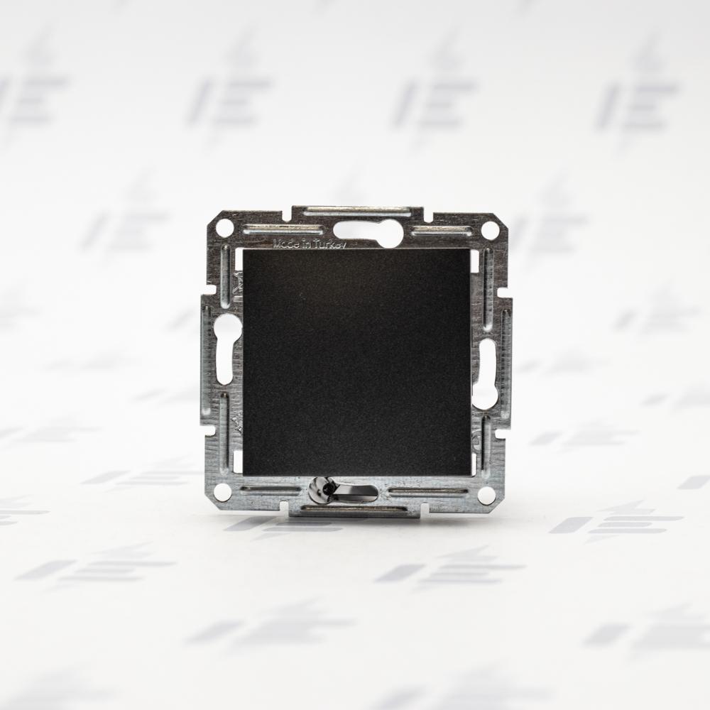 EPH0100171 Asfora - Spínač jednopólový řazení 1, bezšroubový, antracit