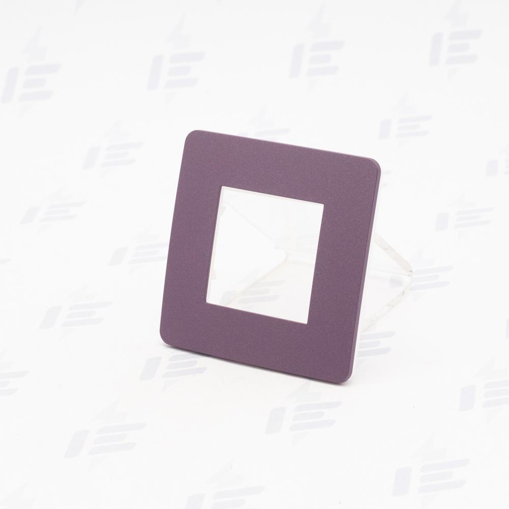 NU280214 Unica Studio Color - Krycí rámeček jednonásobný, Plum/Bílý