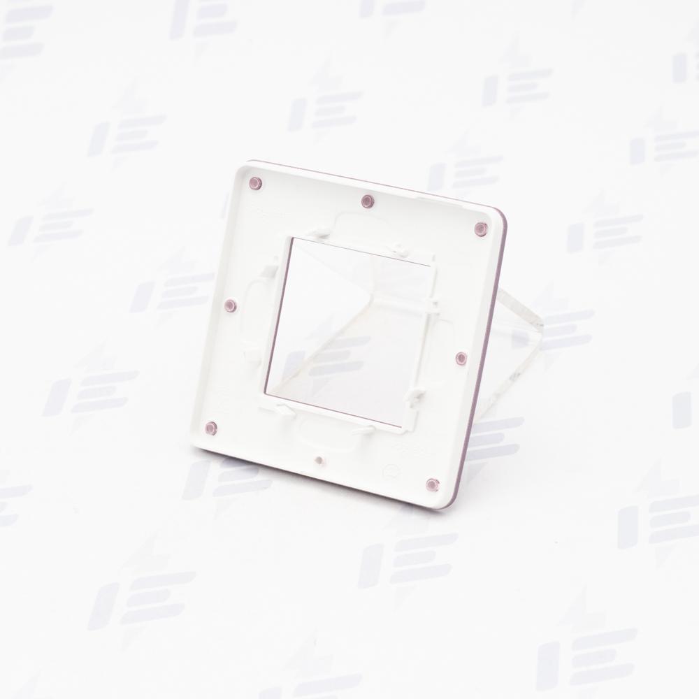 NU280214 Unica Studio Color - Krycí rámeček jednonásobný, Plum/Bílý