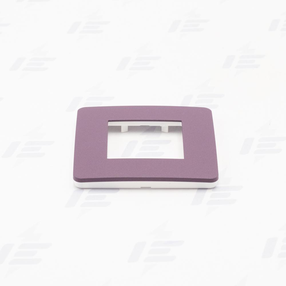 NU280214 Unica Studio Color - Krycí rámeček jednonásobný, Plum/Bílý