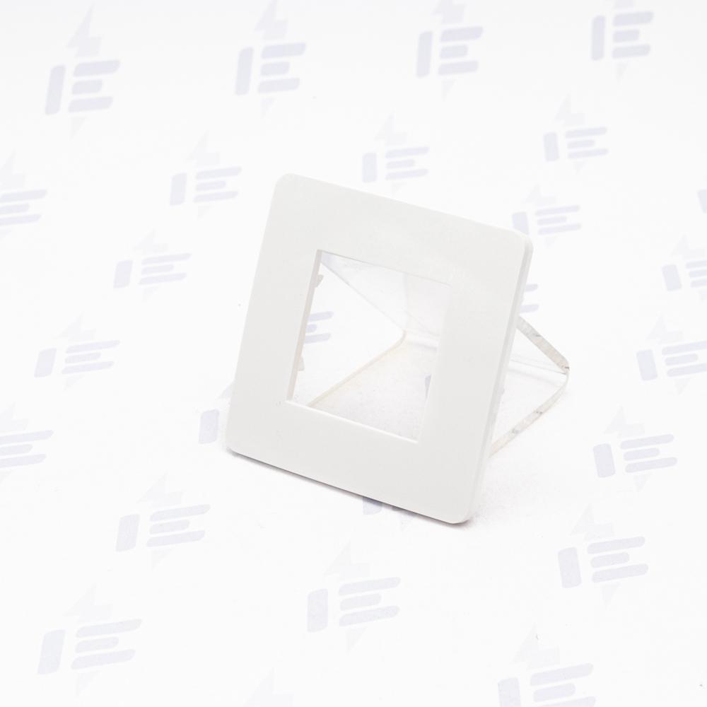 NU280218 Unica Studio Color - Krycí rámeček jednonásobný, Bílý/Bílý