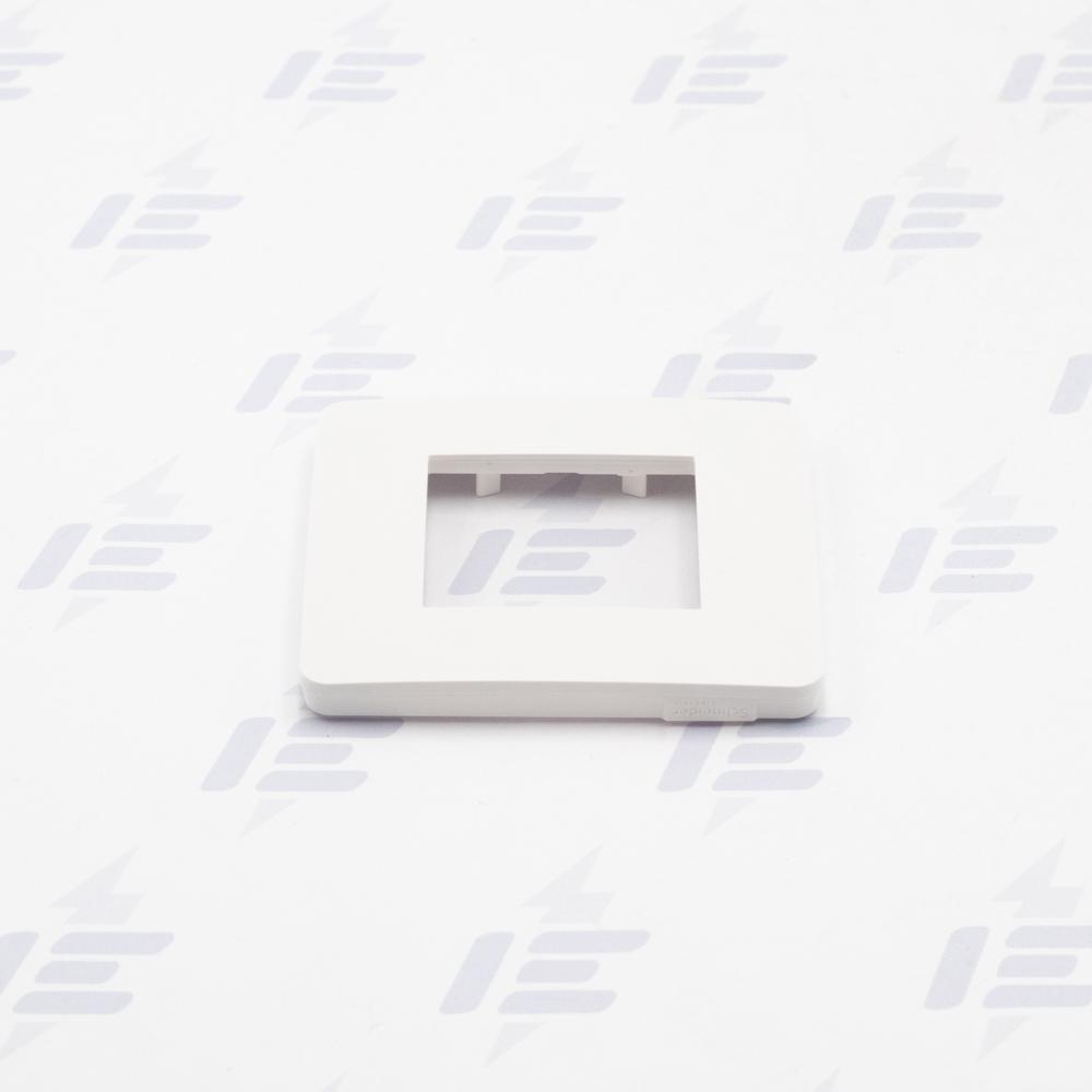 NU280218 Unica Studio Color - Krycí rámeček jednonásobný, Bílý/Bílý