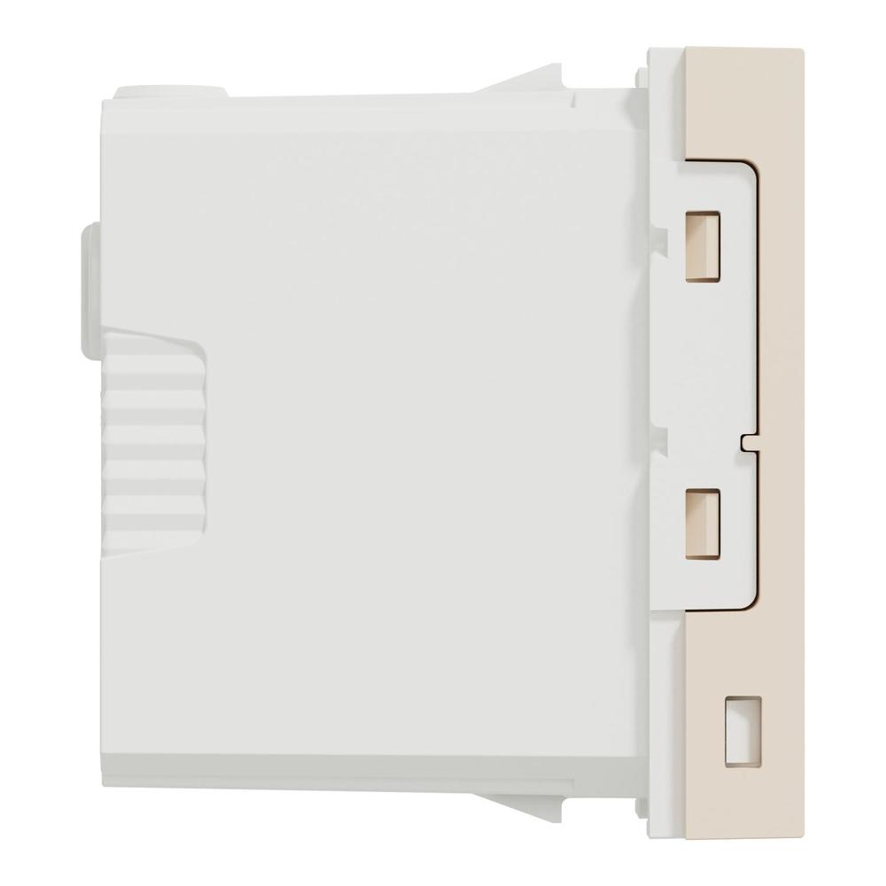 Unica - Dvojitý nabíjecí USB konektor A+C 2.4A, 1M, Béžový