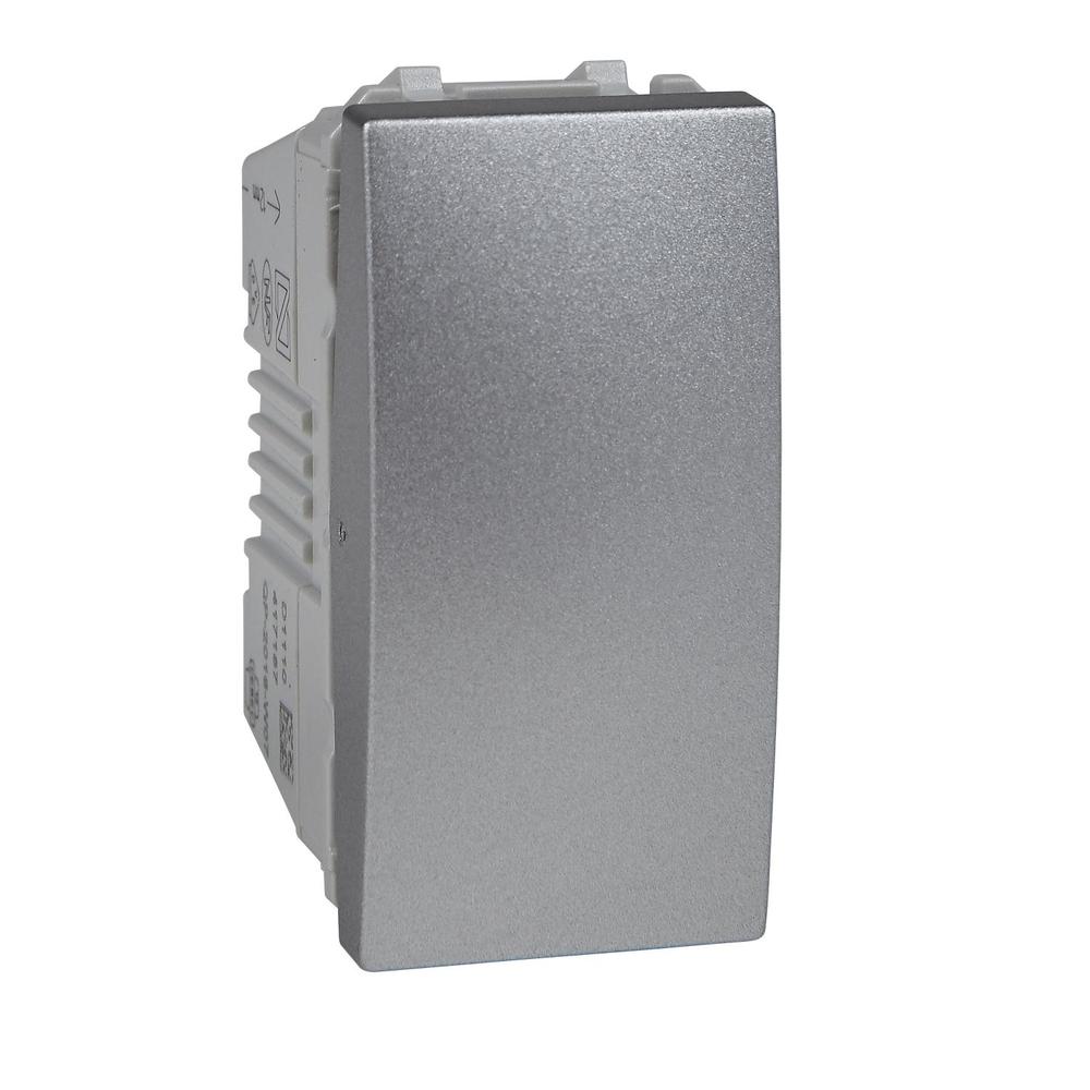 MGU3.101.30 Unica - Spínač jednopólový, řazení 1, 1 modul, Aluminium