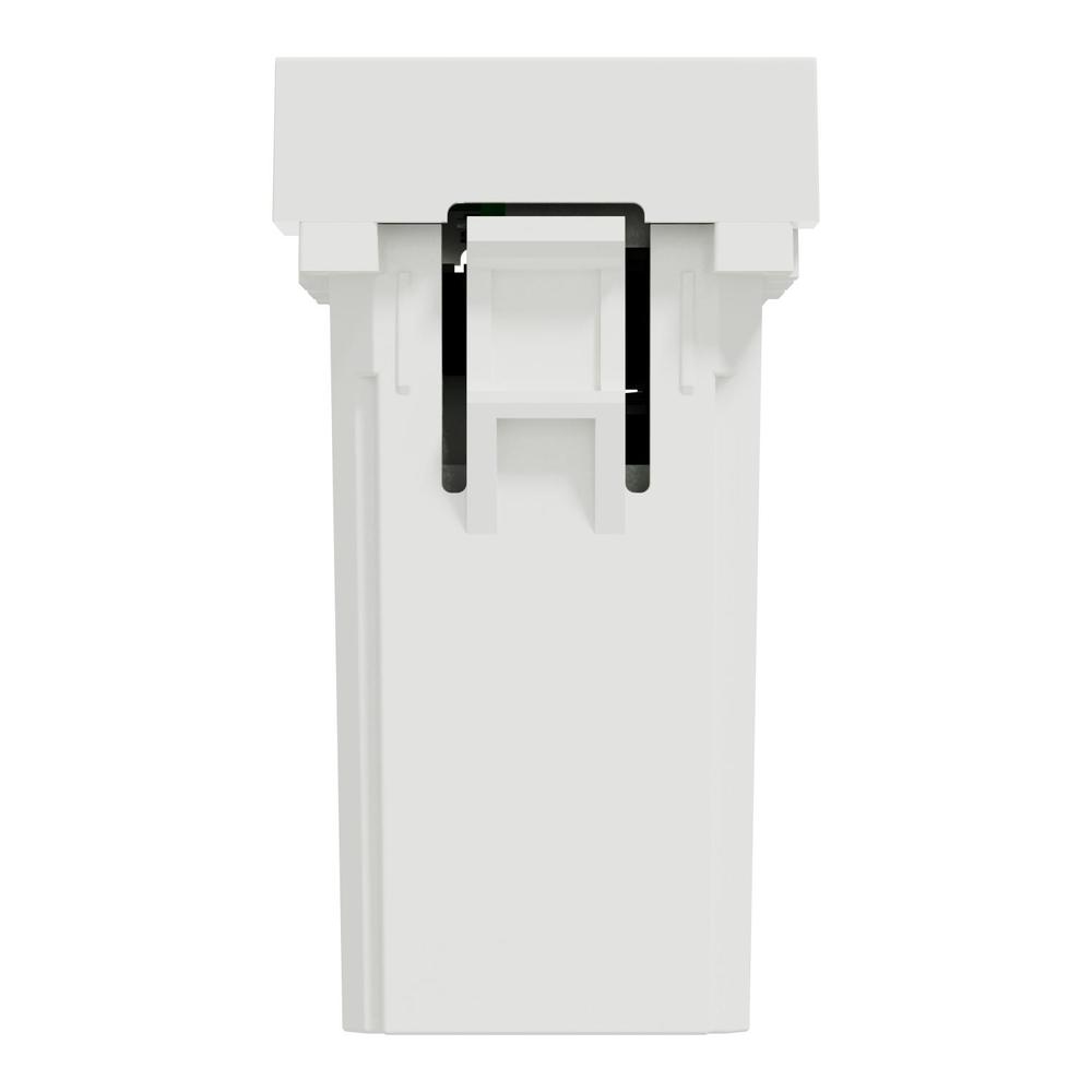 Unica - Dvojitý nabíjecí USB konektor A+C 2.4A, 1M, Bílý