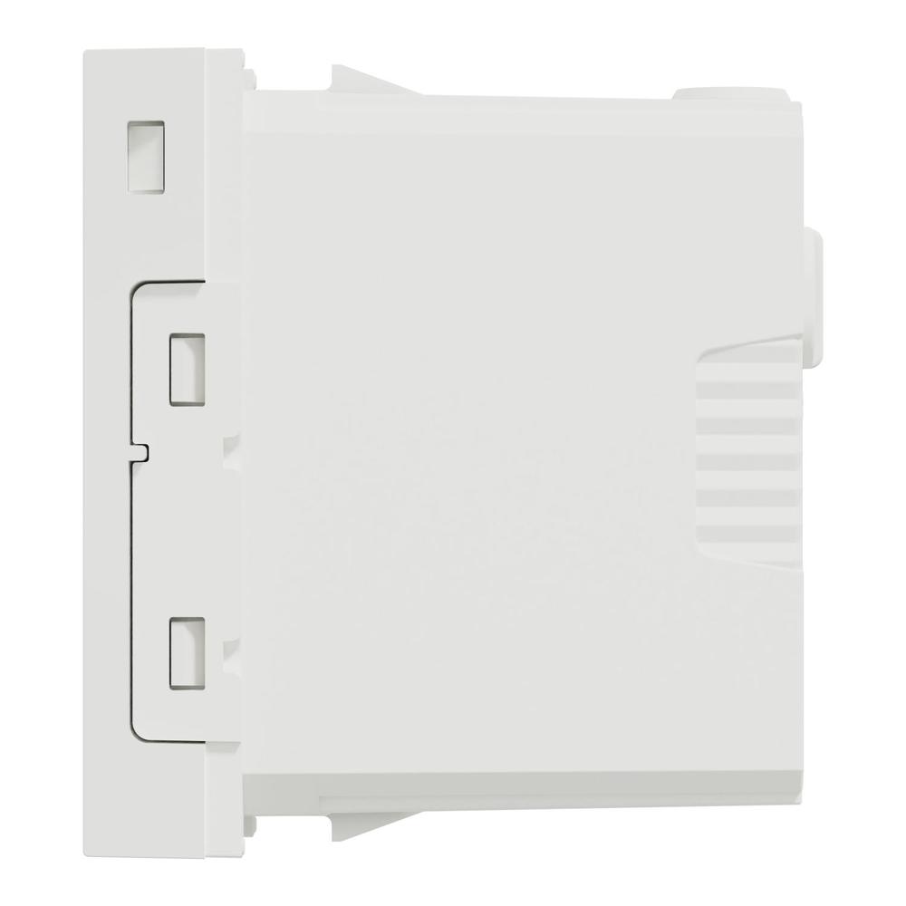 Unica - Dvojitý nabíjecí USB konektor A+C 2.4A, 1M, Bílý