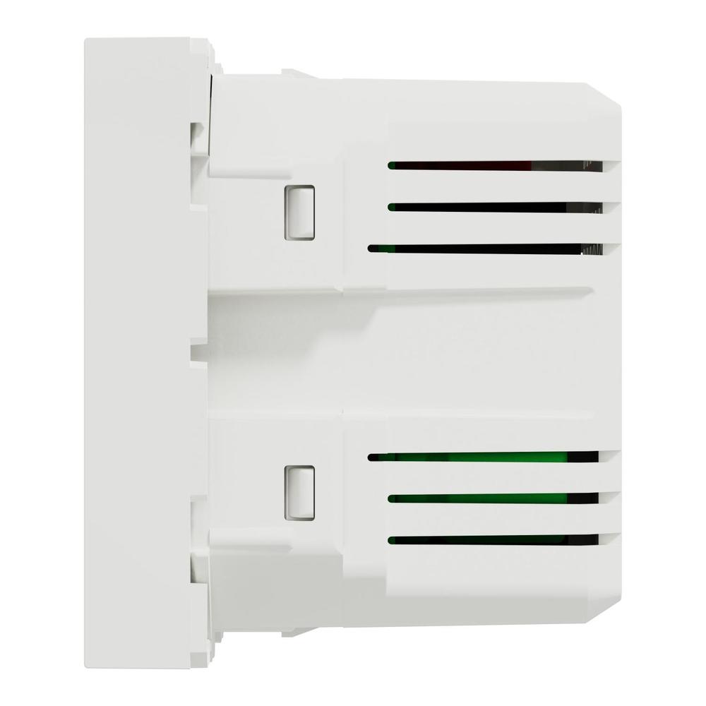 Unica - Dvojitý nabíjecí USB konektor A+C 2.4A, 2M, Bílý