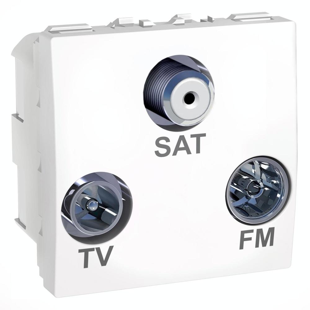 Unica - R/TV/SAT zásuvka s F-konektorem, koncová, Polar