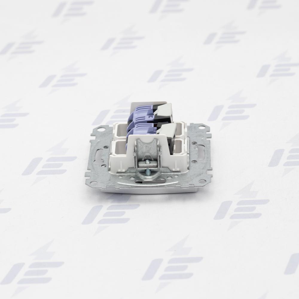 SDD113462 Sedna D/E - Datová zásuvka 2xRJ45 kat. 6 UTP, Aluminium