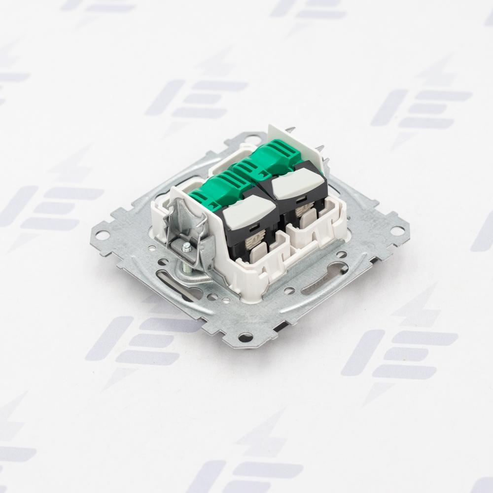 SDD114452 Sedna D/E - Datová zásuvka 2xRJ45 kat. 5e UTP, Antracit