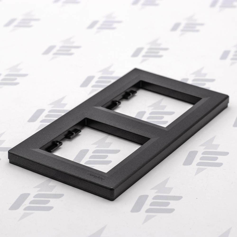 EPH5810271 Asfora - Krycí rámeček dvojnásobný vertikální, antracit