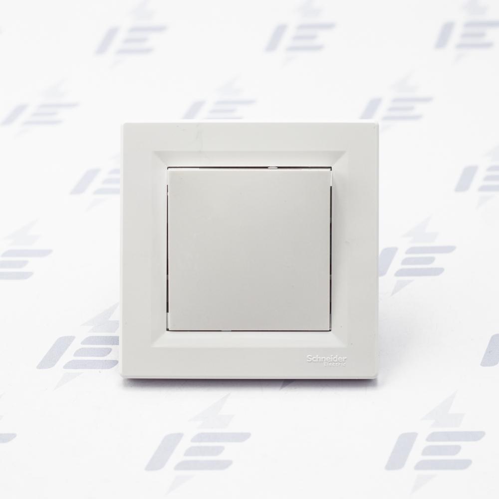 Asfora - Přepínač střídavý řazení 6, bezšroubový, bílá