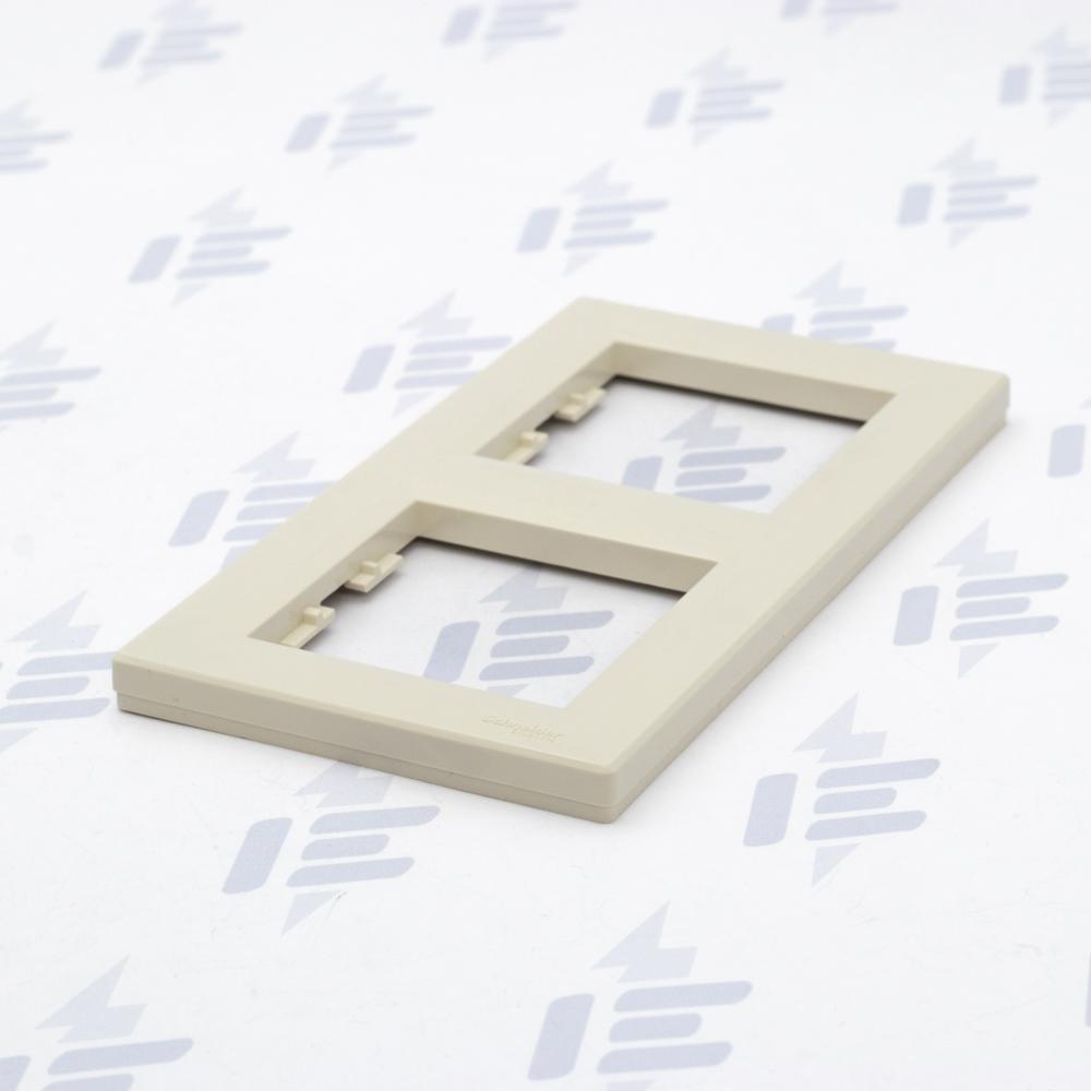 EPH5810223 Asfora - Krycí rámeček dvojnásobný vertikální, krémová