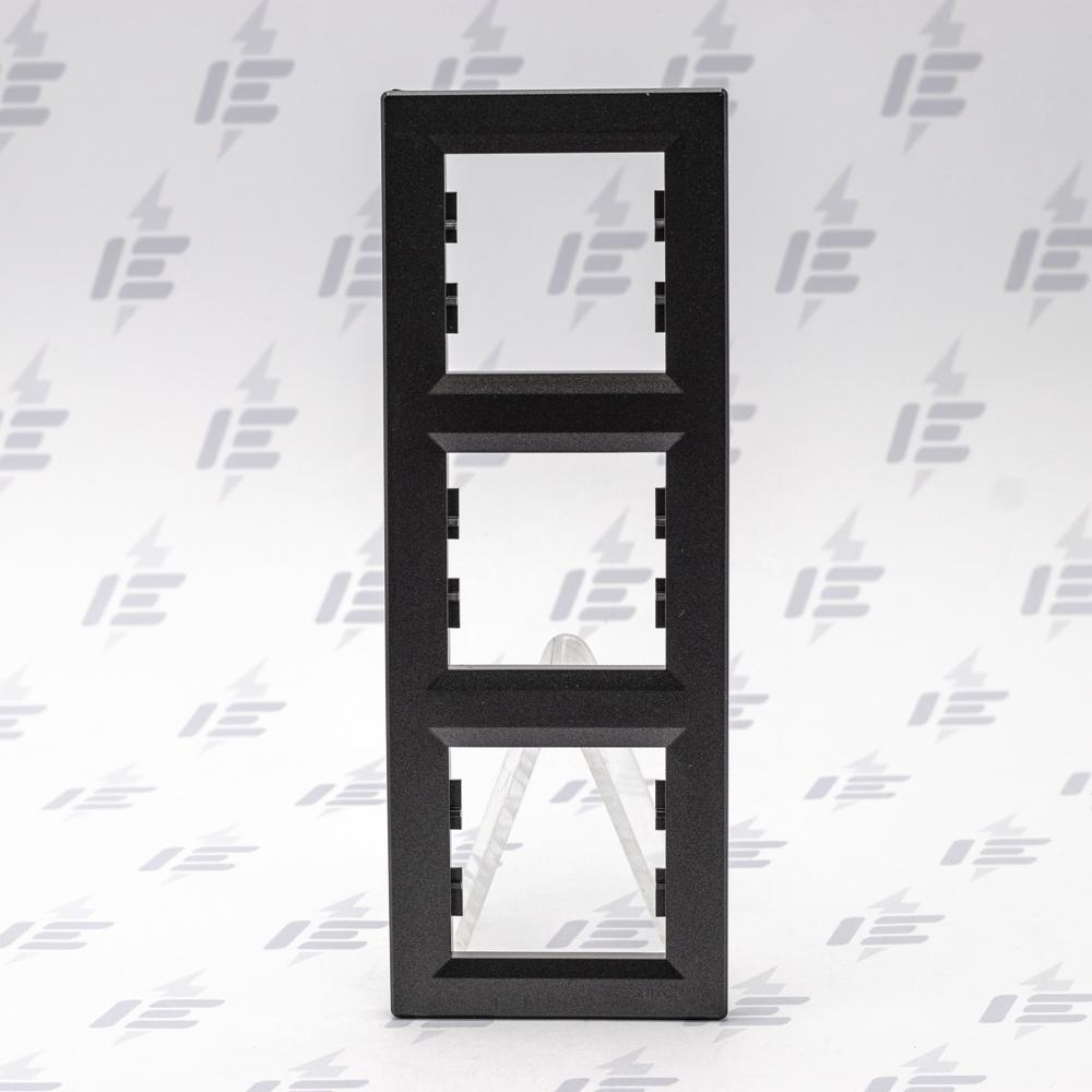 EPH5810371 Asfora - Krycí rámeček trojnásobný vertiální, antracit