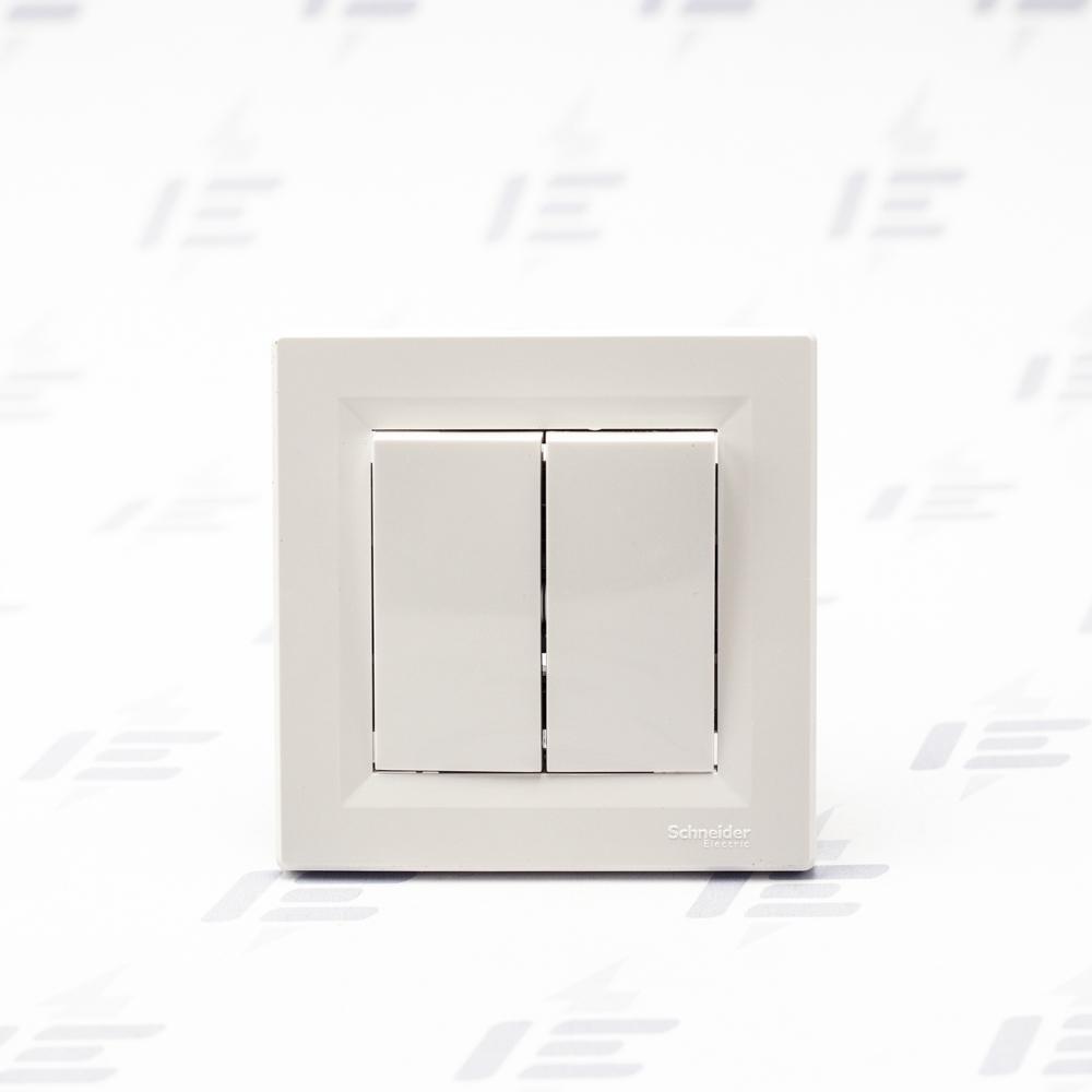 EPH0300121 Asfora - Přepínač sériový řazení 5, bezšroubový, bílá