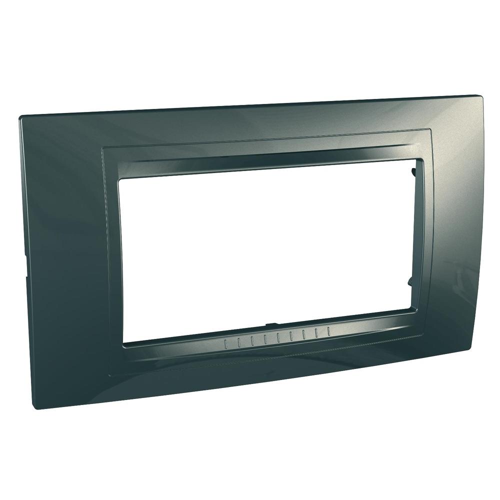 MGU4.104.24 Unica Allegro - Krycí rámeček čtyřmodulový, Champagne