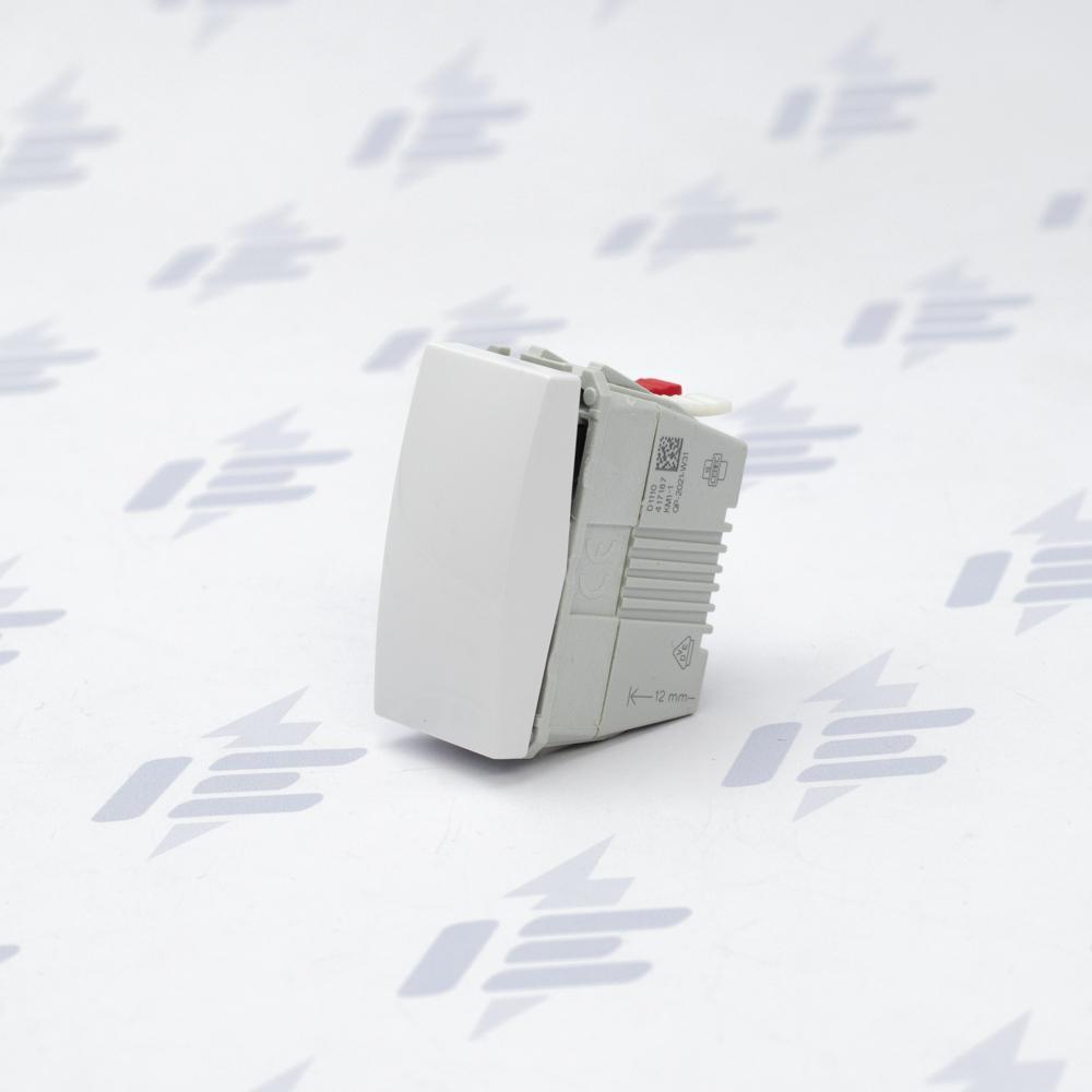 Unica - Spínač jednopólový, řazení 1, 1 modul, Polar