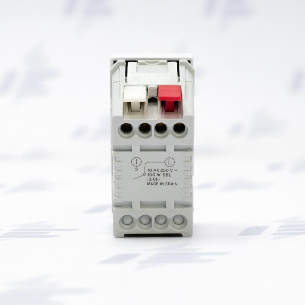 Unica - Spínač jednopólový, řazení 1, 1 modul, Polar