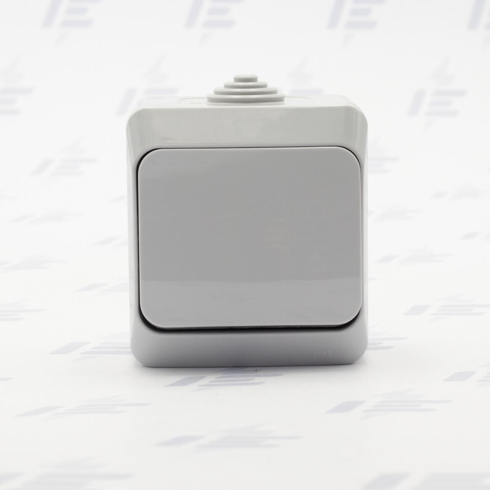 WDE000610 Cedar Plus IP44 - Spínač jednopólový řazení 1, šedý