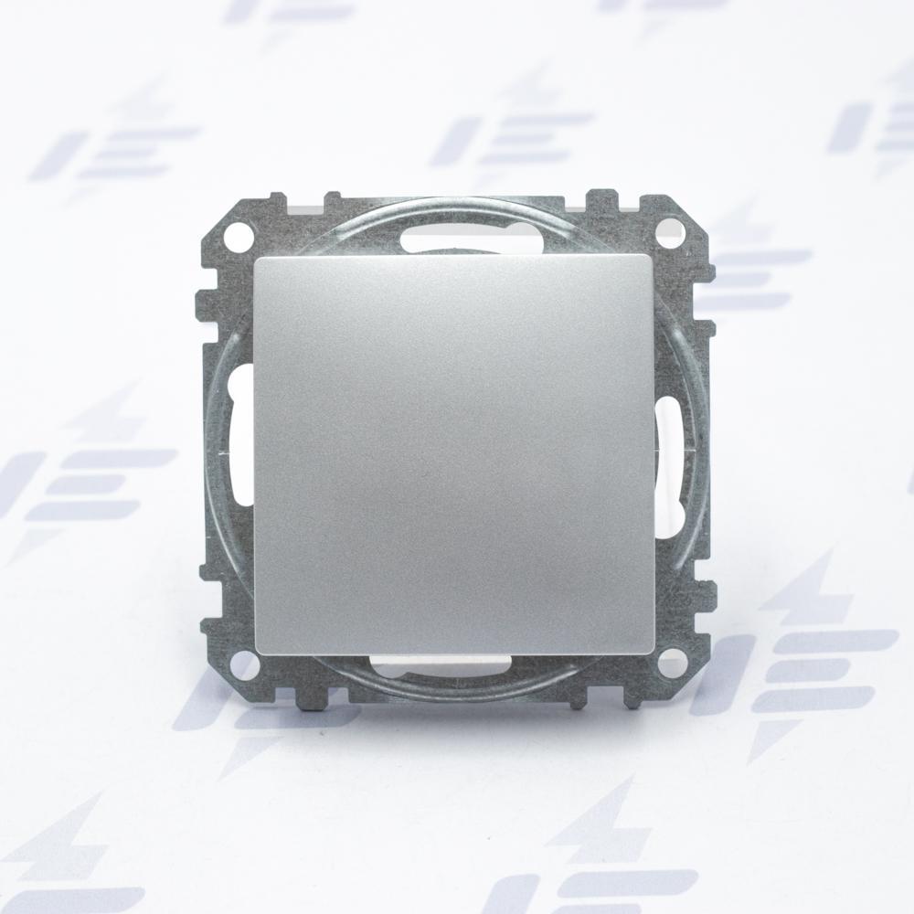 SDD113101 Sedna D/E - Spínač jednopólový řazení 1, Aluminium