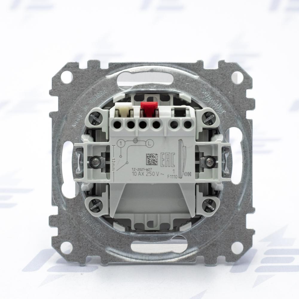 SDD113101 Sedna D/E - Spínač jednopólový řazení 1, Aluminium