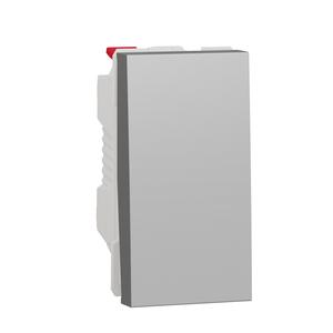 NU310130 Unica - Spínač jednopólový řazení 1, 1M, Aluminium