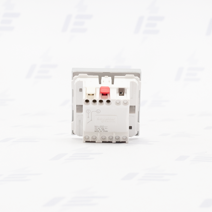 NU320130 Unica - Spínač jednopólový řazení 1, 2M, Aluminium