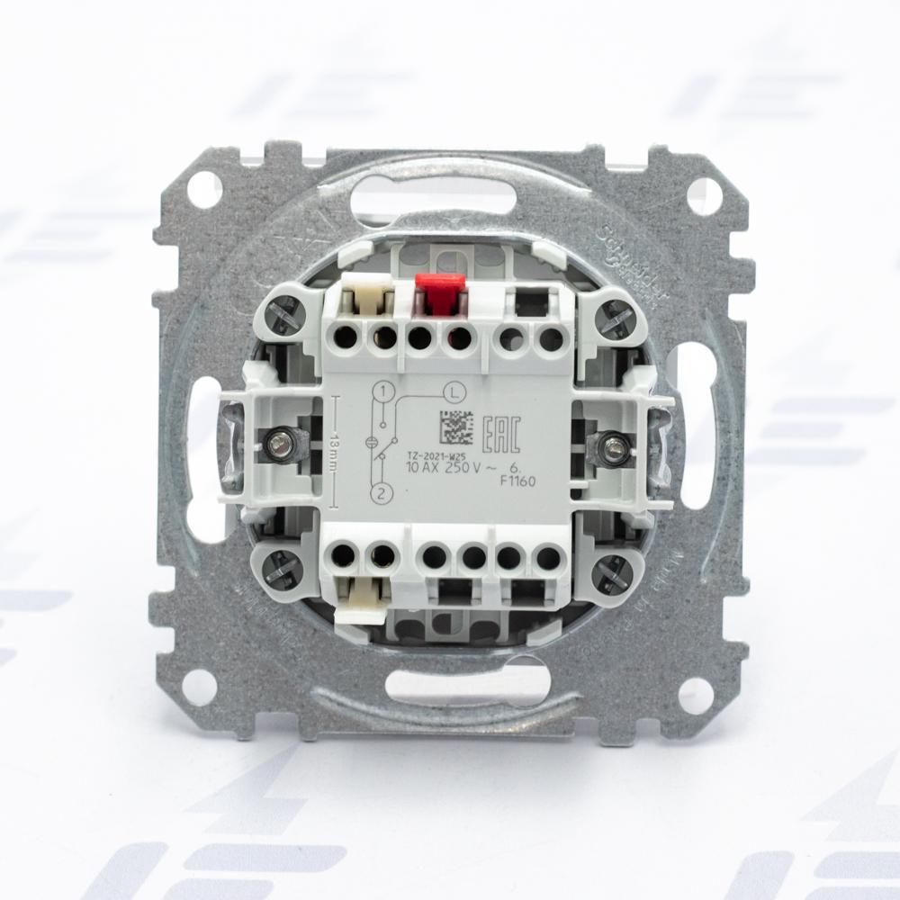 SDD113106 Sedna D/E - Přepínač střídavý řazení 6, Aluminium