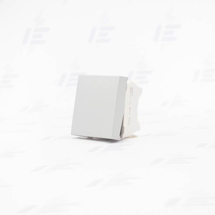 NU320330 Unica - Přepínač střídavý řazení 6, 2M, Aluminium