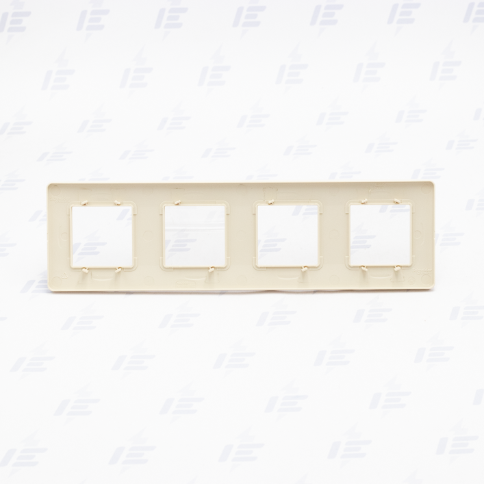 NU200844 Unica Studio - Krycí rámeček čtyřnásobný, Béžový