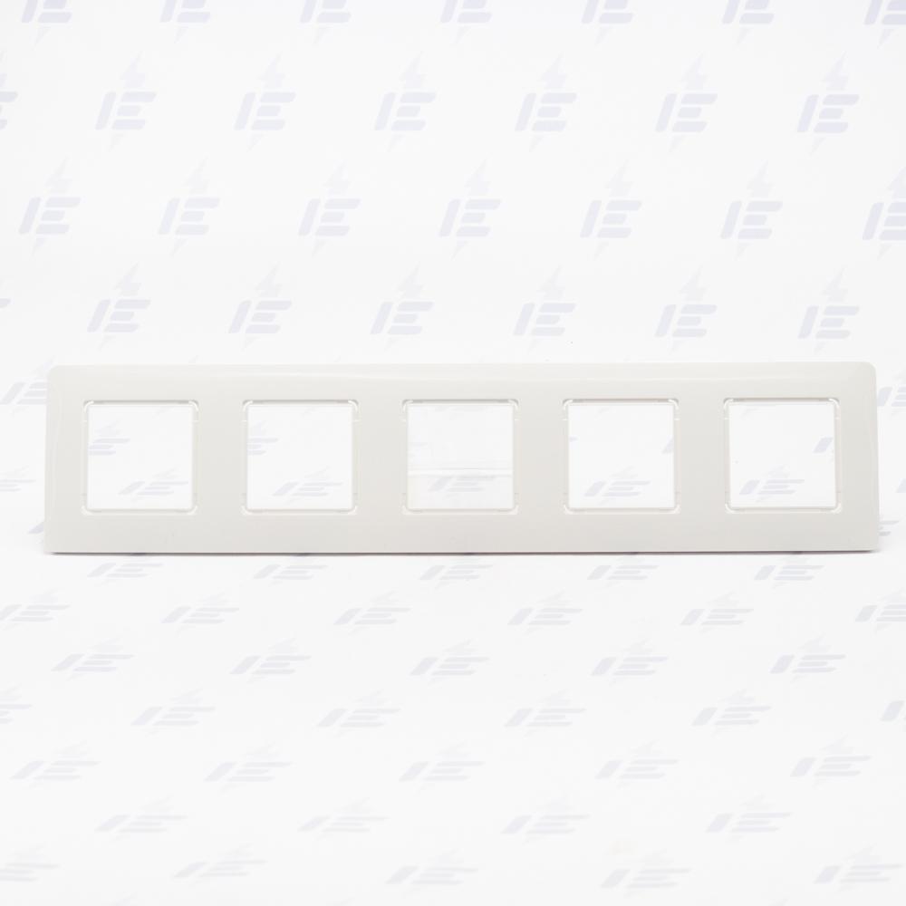 NU231018 Unica Studio Outline - Rámeček pětinásobný, Bílý