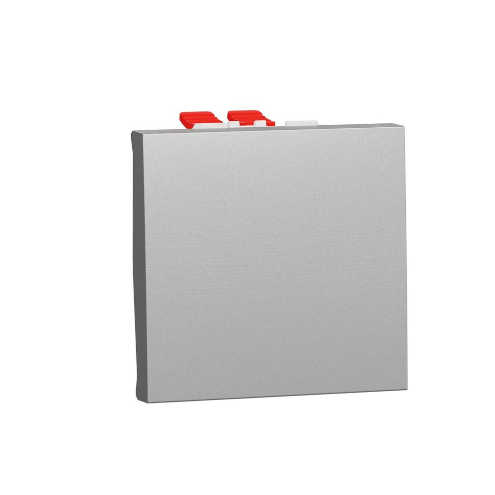 Unica - Přepínač křížový řazení 7, 2M, Aluminium