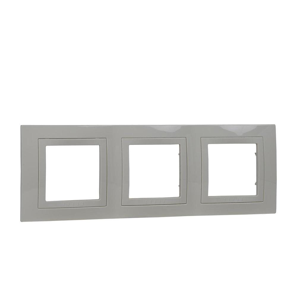 Unica Basic - Krycí rámeček trojnásobný, Marfil