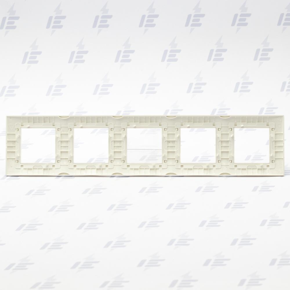 MGU2.010.25 Unica Basic - Krycí rámeček pětinásobný, Marfil