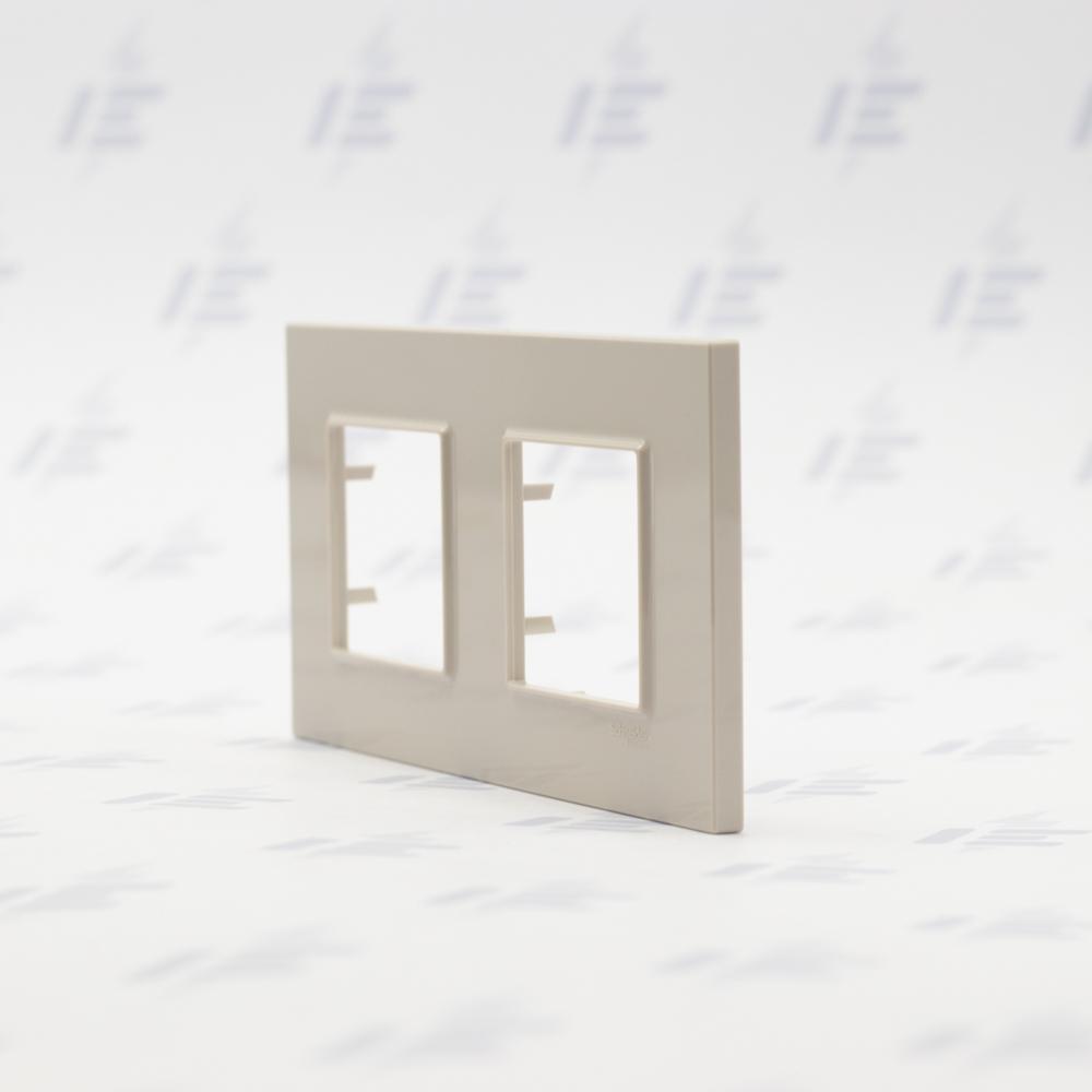 MGU2.704.16 Unica Quadro - Krycí rámeček dvojnásobný, Stone