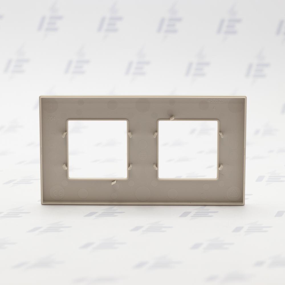 MGU2.704.16 Unica Quadro - Krycí rámeček dvojnásobný, Stone