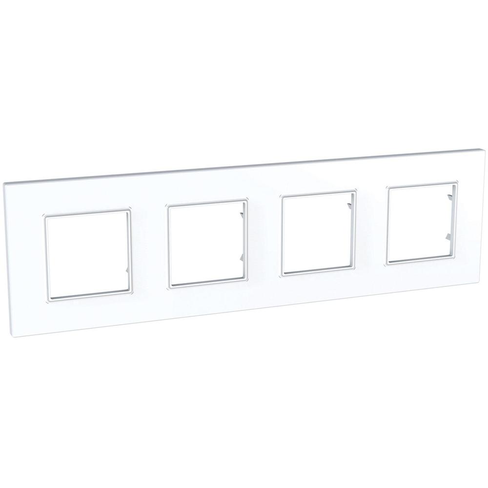 MGU2.708.18 Unica Quadro - Krycí rámeček čtyřnásobný, Polar