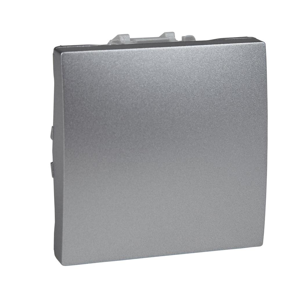 Unica - Spínač jednopólový, řazení 1, Aluminium