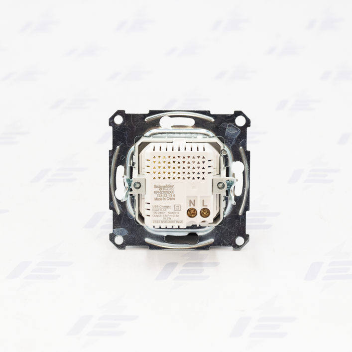 EPH2700271 Asfora - 2xUSB nabíjecí konektor 2.1A, antracit