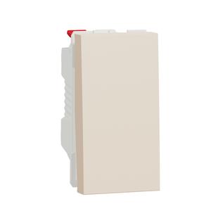 NU310144 Unica - Spínač jednopólový řazení 1, 1M, Béžový