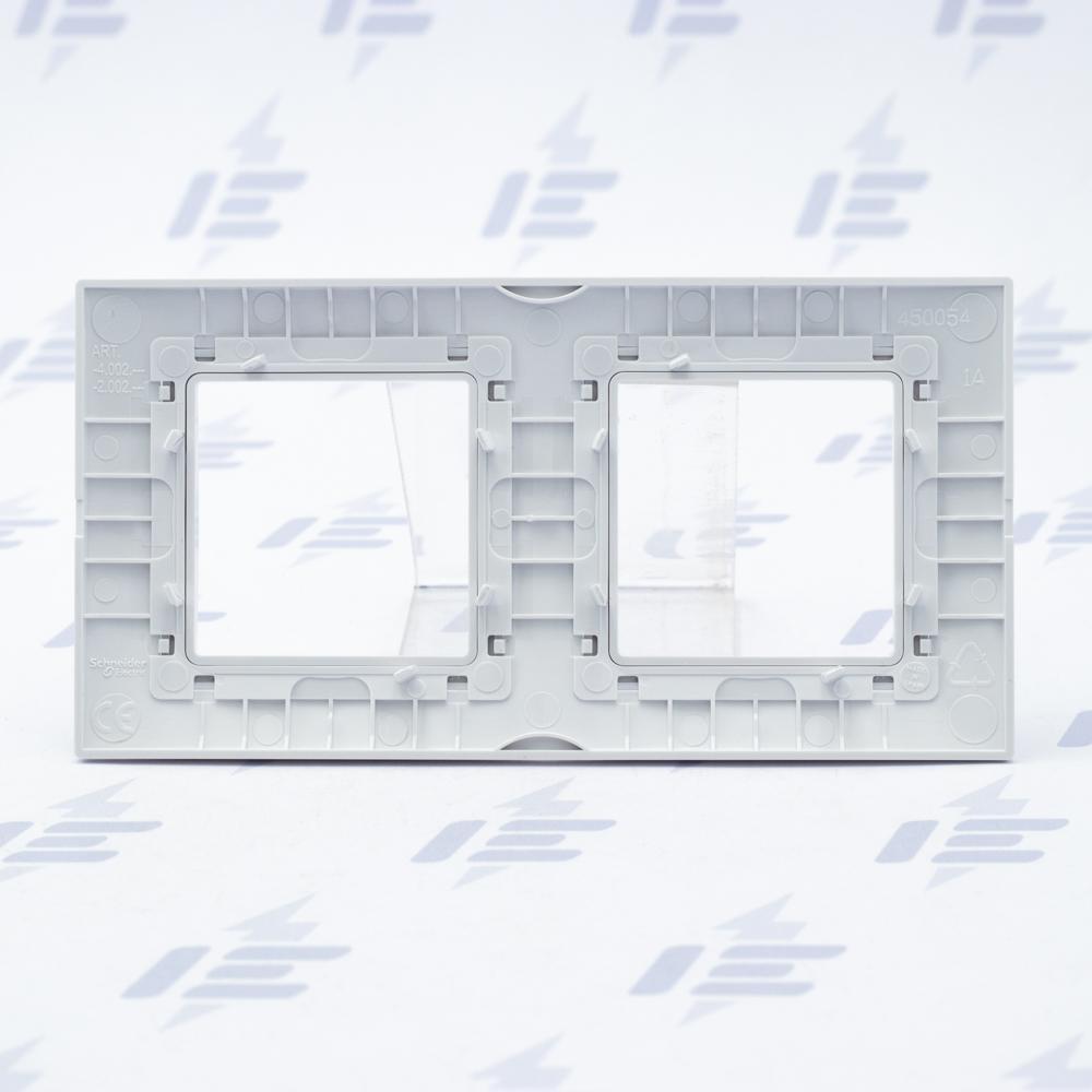 Unica Basic - Krycí rámeček dvojnásobný, Polar