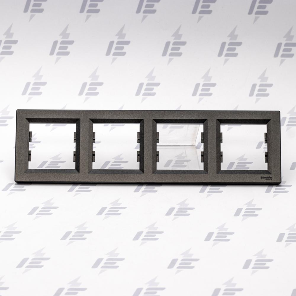 EPH5800471 Asfora - Krycí rámeček čtyřnásobný, antracit