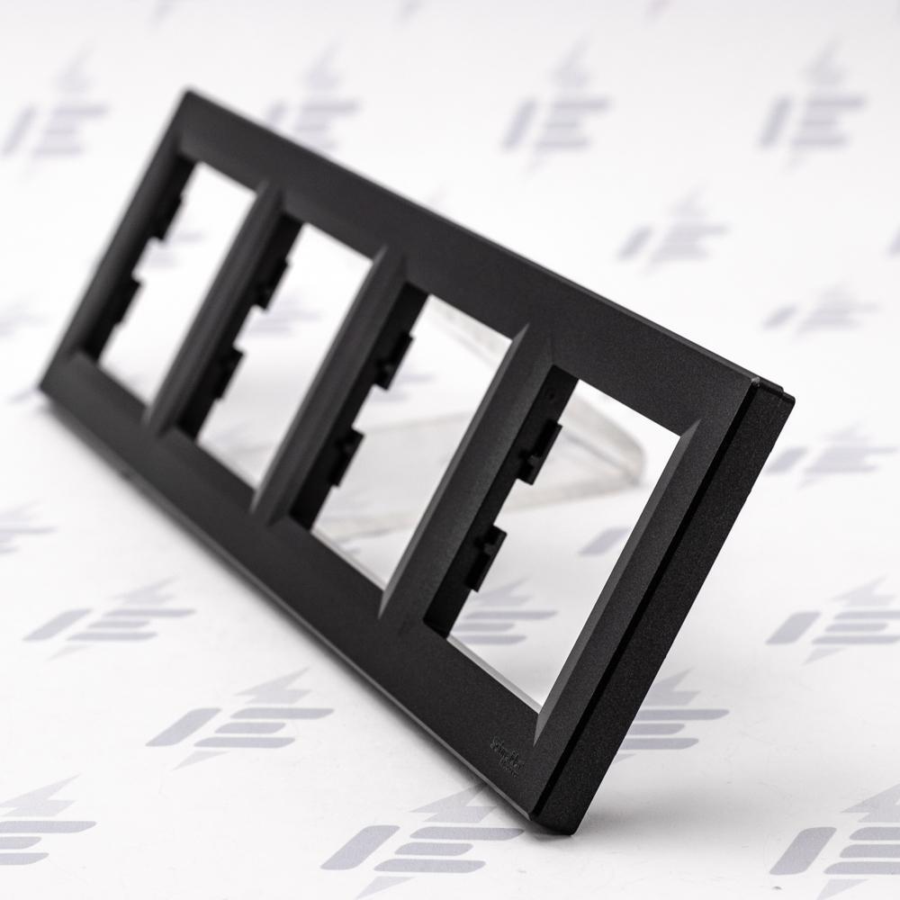 EPH5800471 Asfora - Krycí rámeček čtyřnásobný, antracit