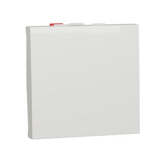NU320318 Unica - Přepínač střídavý řazení 6, 2M, Bílý