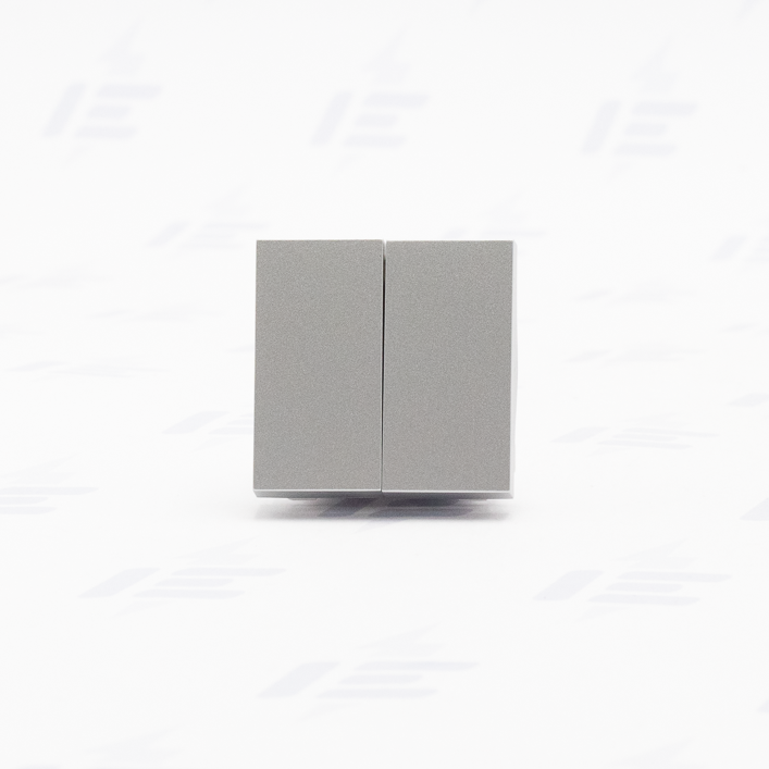 Unica - Přepínač sériový řazení 5, Aluminium