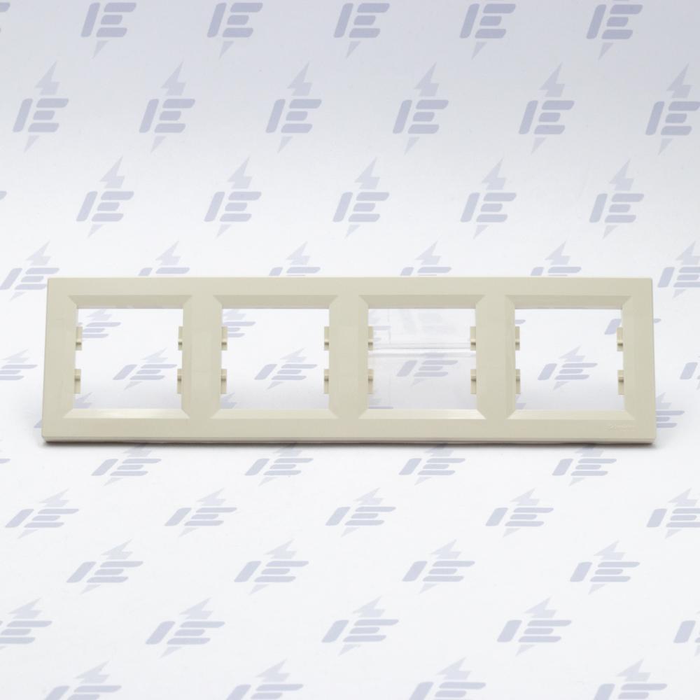 EPH5800423 Asfora - Krycí rámeček čtyřnásobný, krémová