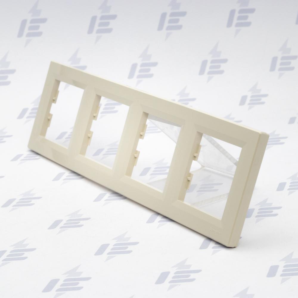 EPH5800423 Asfora - Krycí rámeček čtyřnásobný, krémová