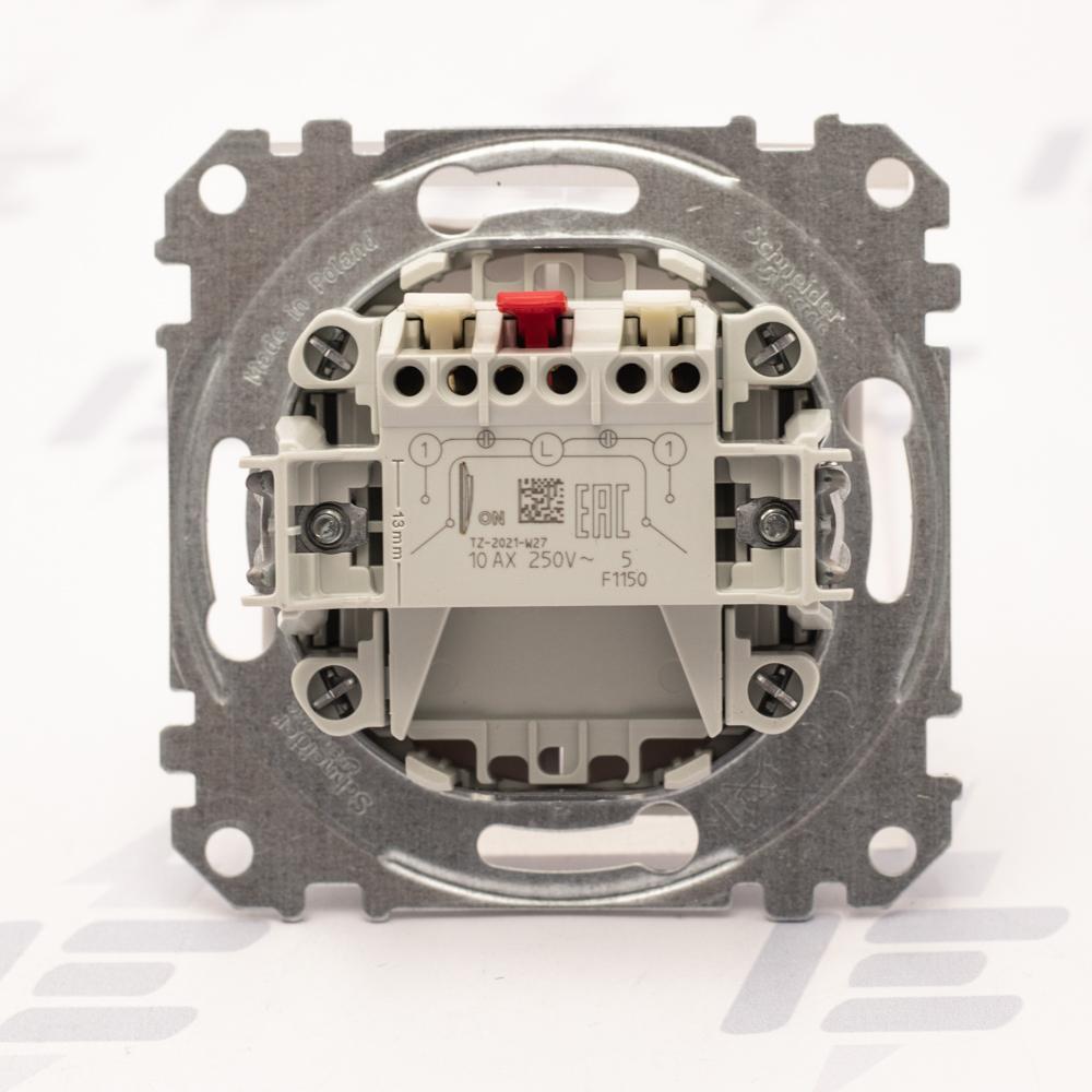 SDD111105 Sedna D/E - Přepínač sériový řazení 5, Bílá